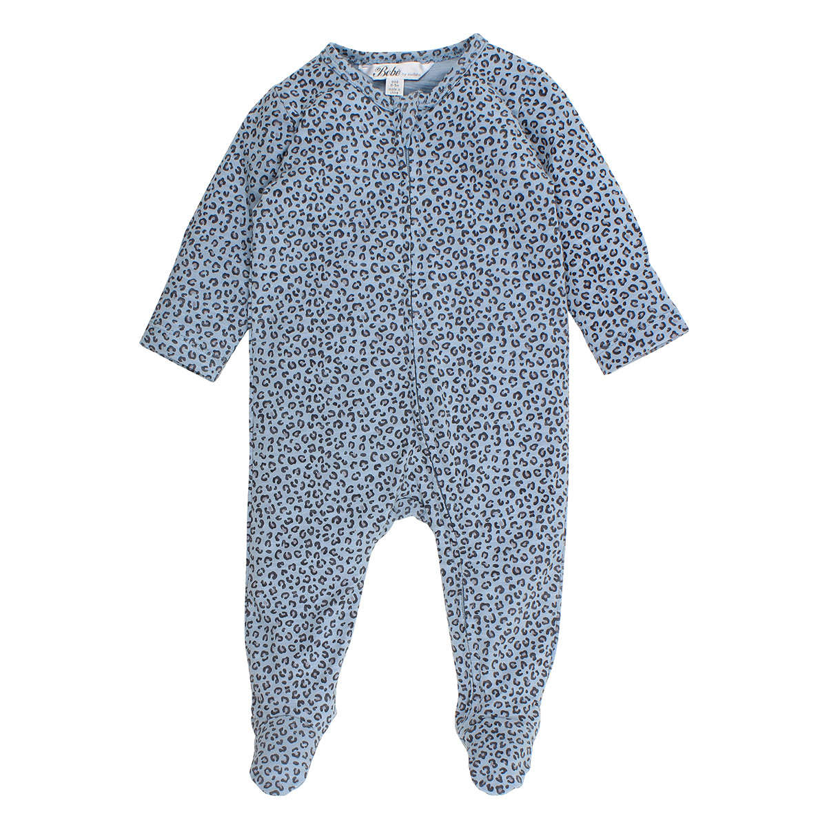 Bebe Max LS Zip Romper Leopard print