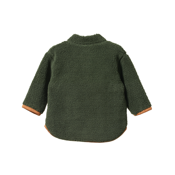 Nature baby ranger pullover thyme in green