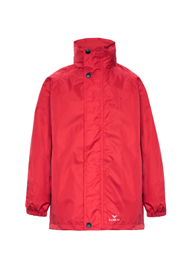 Rainbird Stowaway Waterproof jacket in red