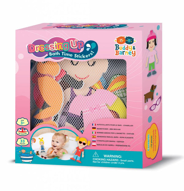 Buddy & Barney Bath time Stickers - dressing up