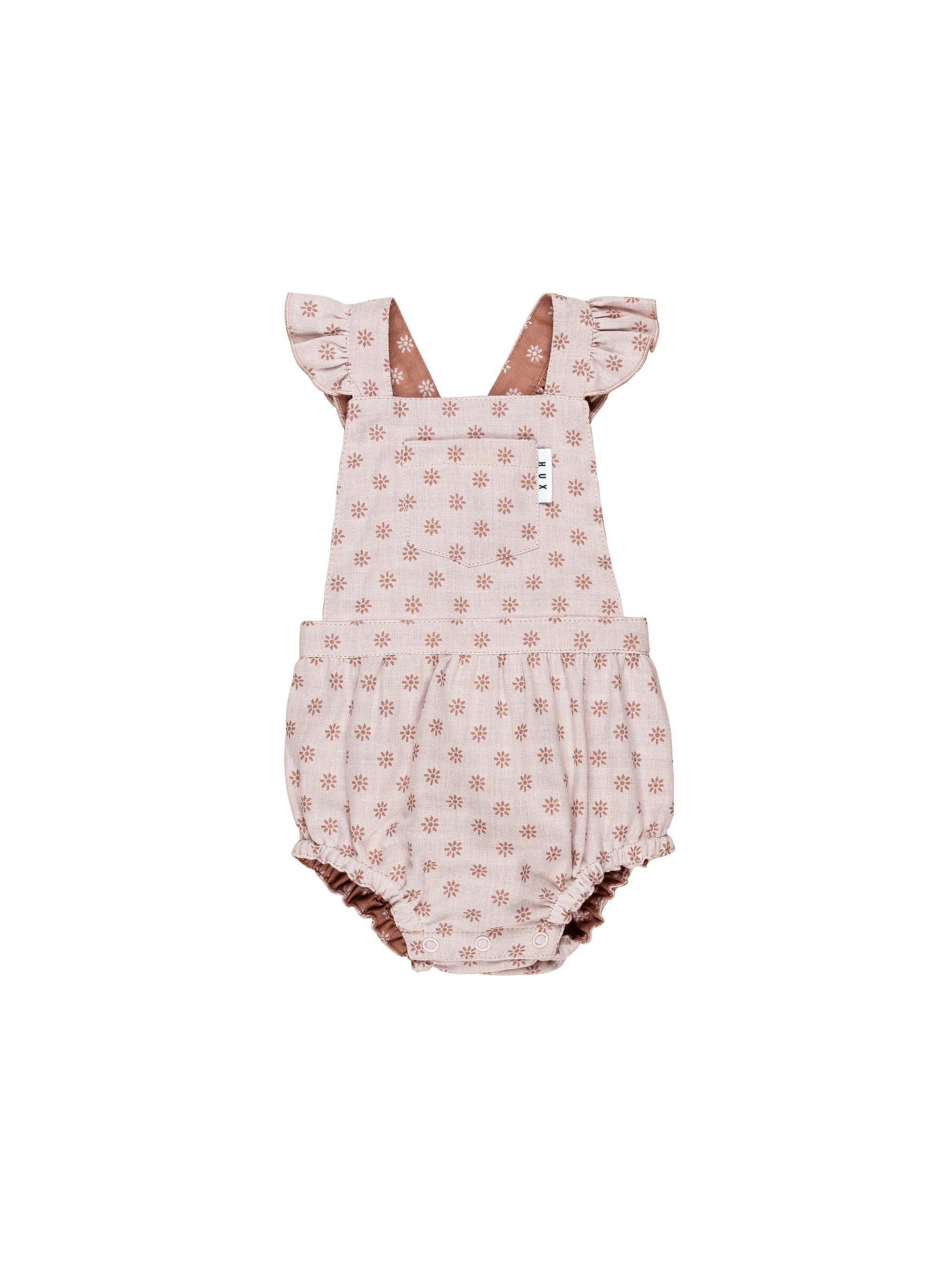 Huxbaby Reversible Playsuit Daisy Muslin