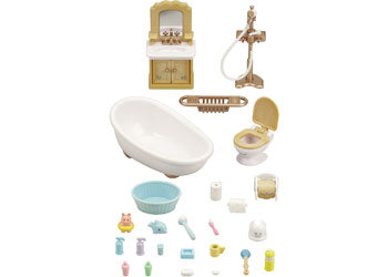 Sylvanian Families country bathroom set