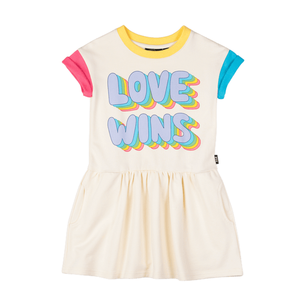 Rock Your Baby Love wins drop waist dress in cream