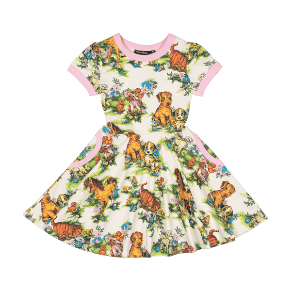 Rock Your Baby country life waisted dress in floral