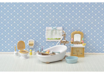 Sylvanian Families country bathroom set