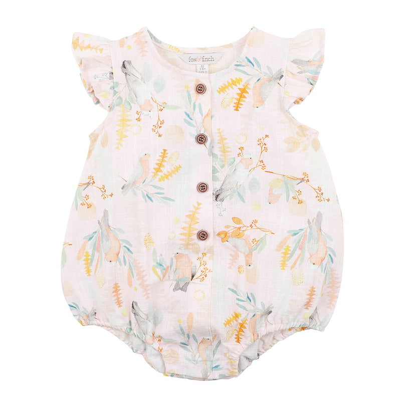 Fox & Finch galah woven bodysuit