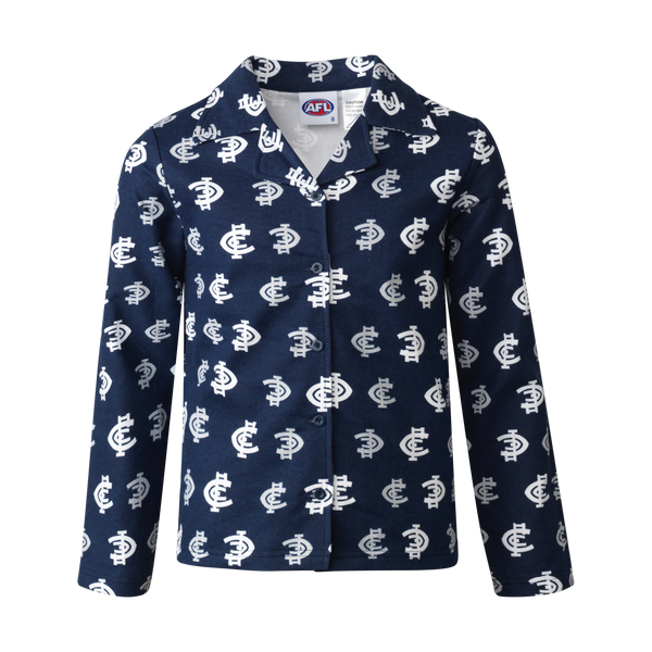 Carlton Blues Official AFL Flannelette Toddler Sleepwear