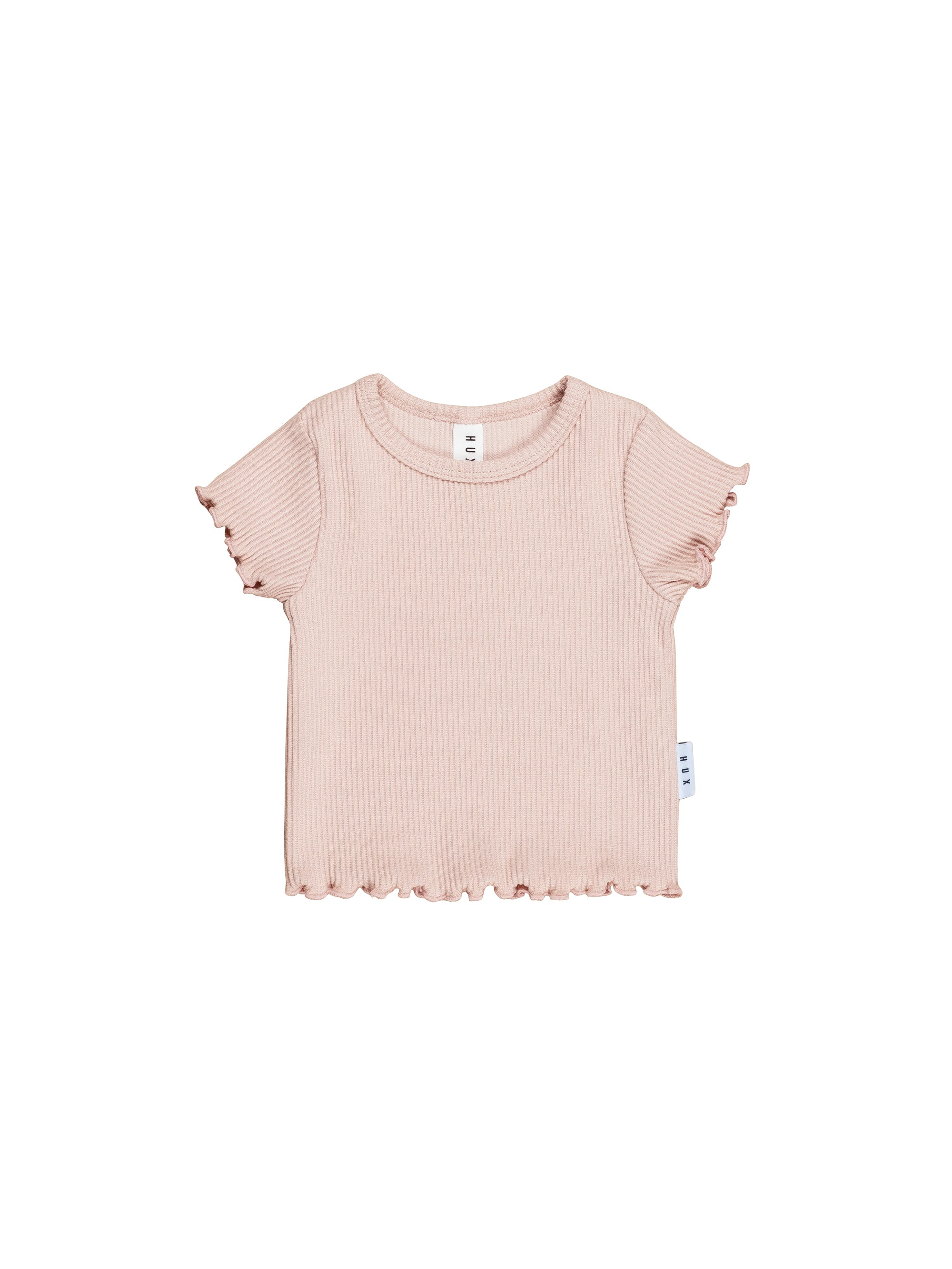 Huxbaby rose rib t-shirt in pink