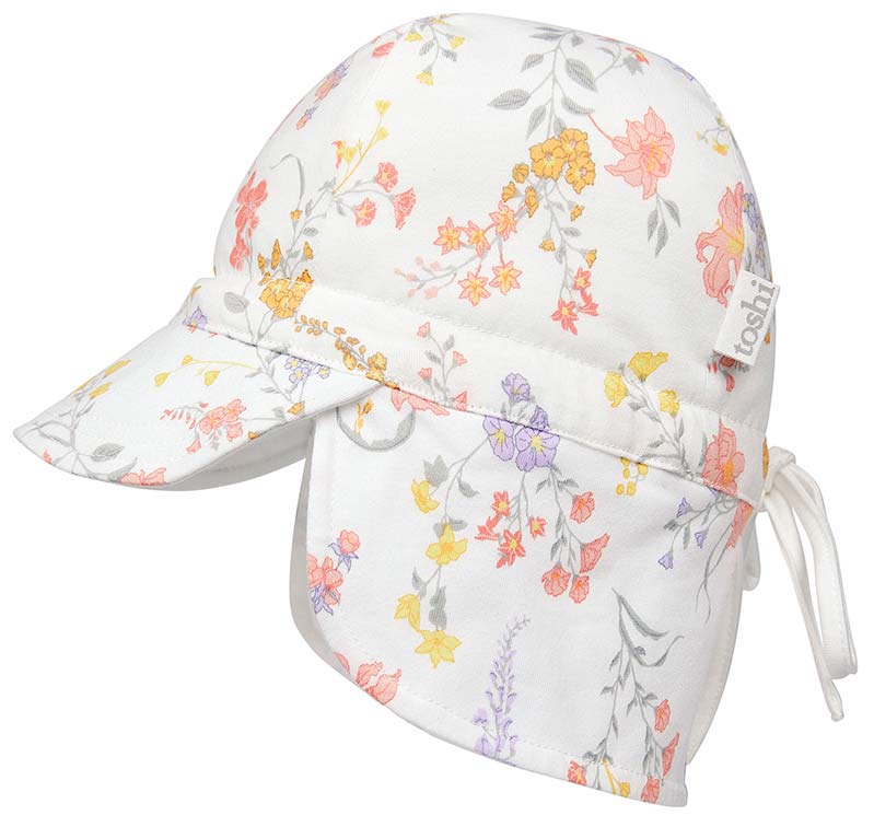 Toshi flap cap bambini Isabelle in floral