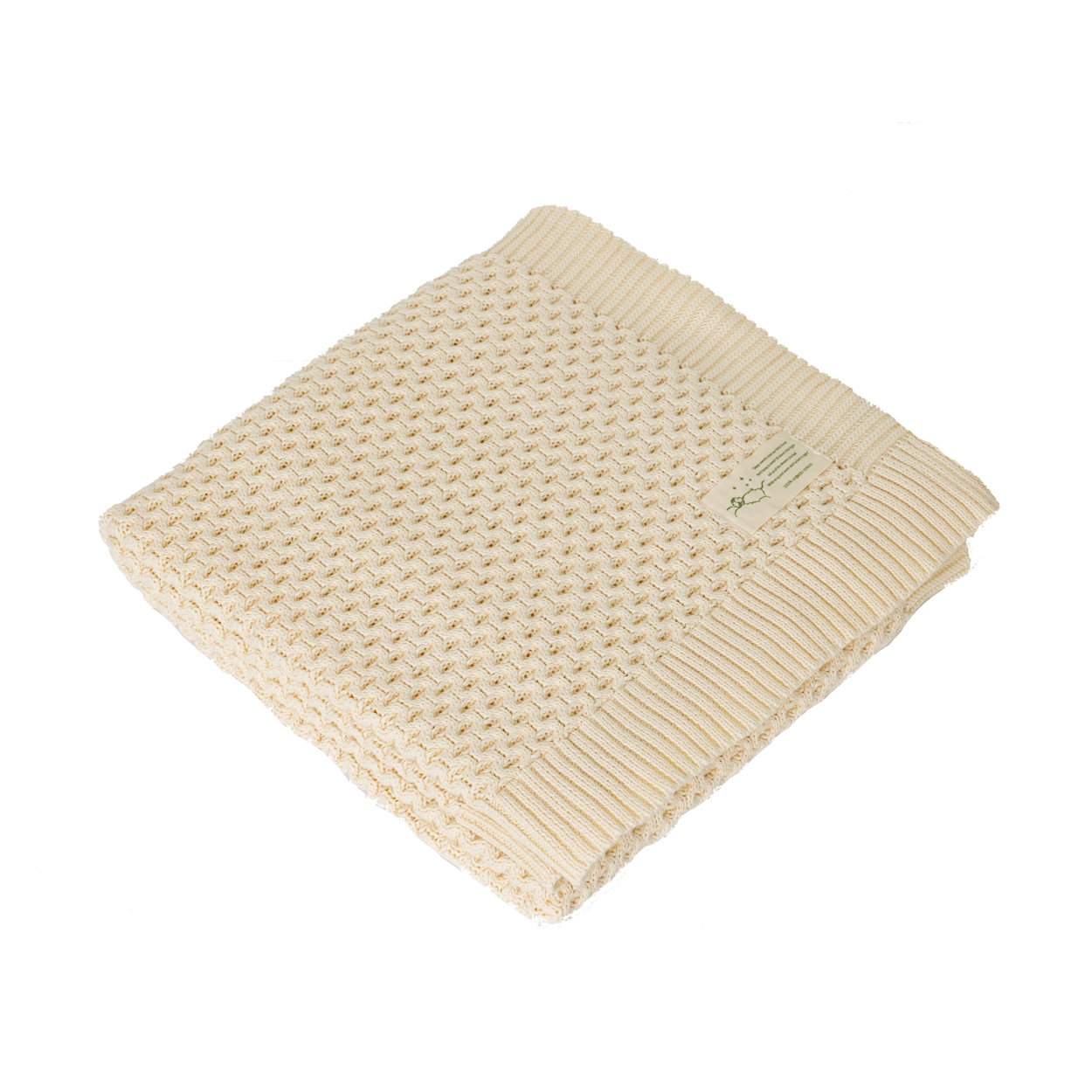 Nature Baby Honeycomb Bassinet Blanket in Natural