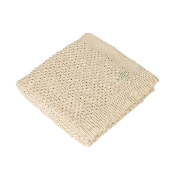 Nature Baby Honeycomb Bassinet Blanket in Natural