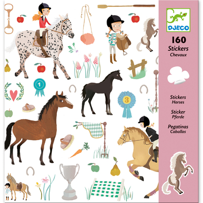 Djeco Horse 160 Stickers set