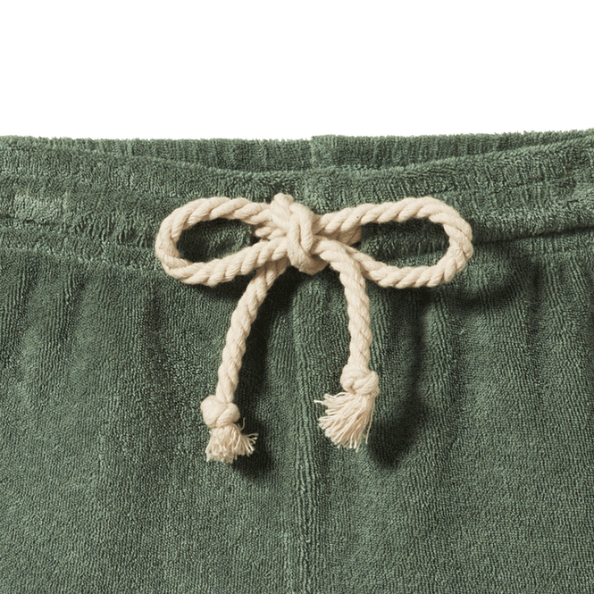 Nature Baby Lily Pad Aubrey Shorts in green