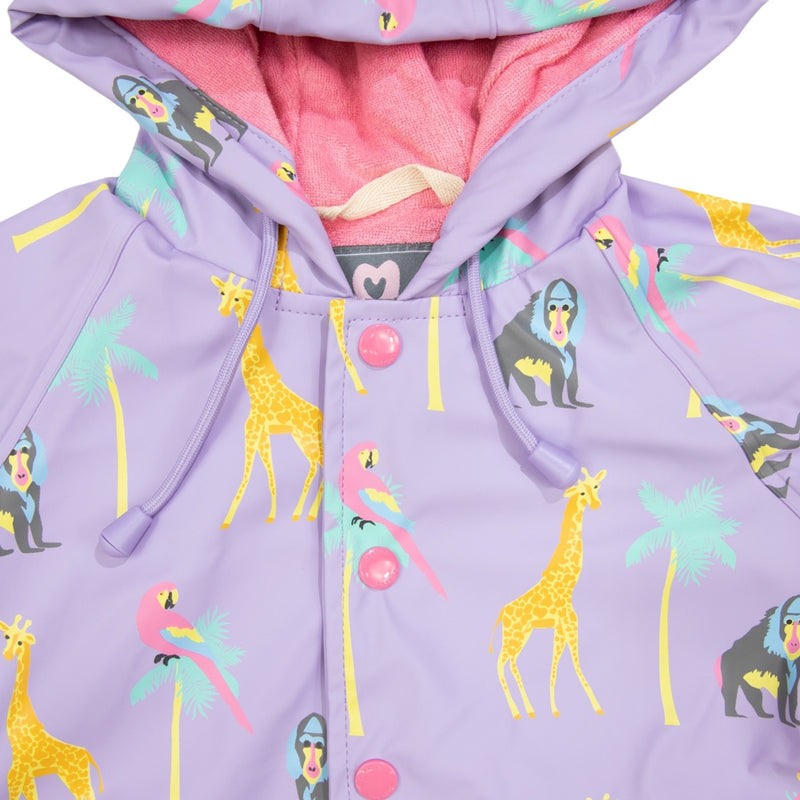 Korango Safari Raincoat Lilac in Purple