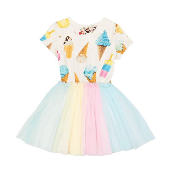 Rock your baby ice cream riot circus dress in multi colour