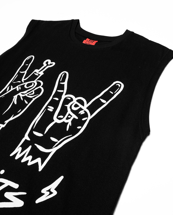 Band of Boys Tank top Rock on in Black
