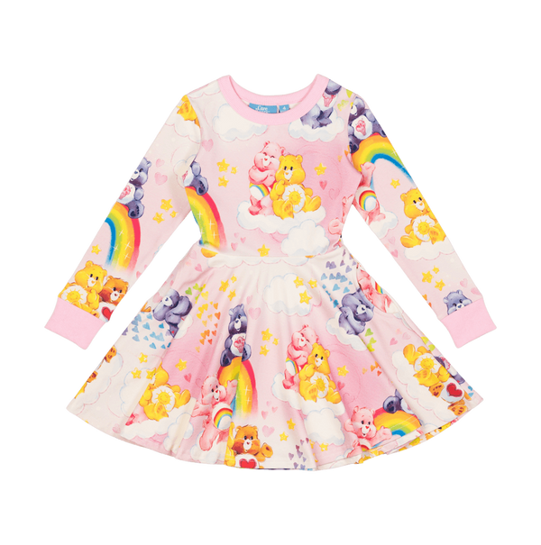 Rock your baby Care Bears friendship LS waisted dress