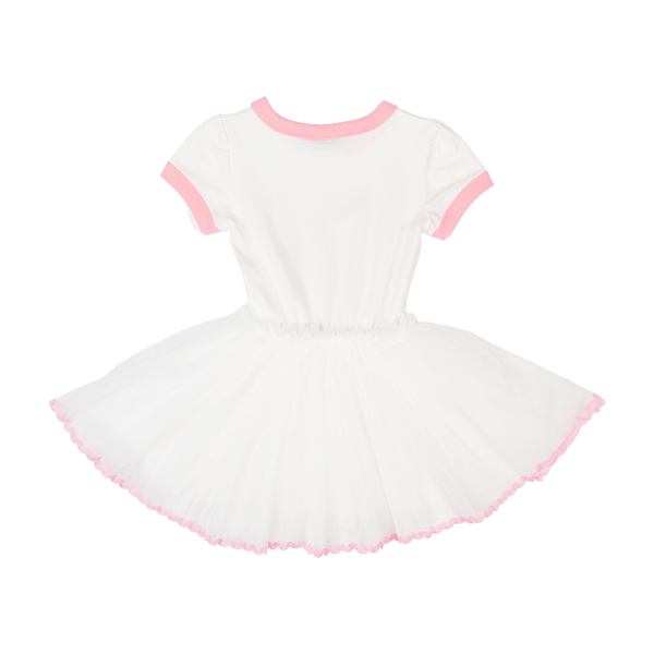 Rock your baby pretty Santa circus dress in cream