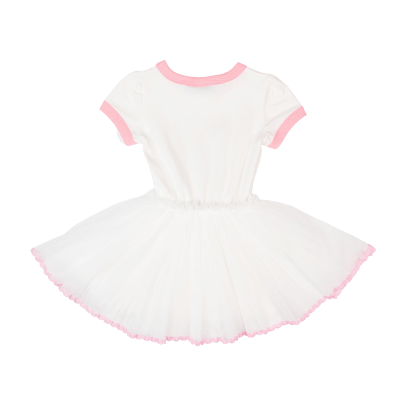 Rock your baby pretty Santa circus dress in cream