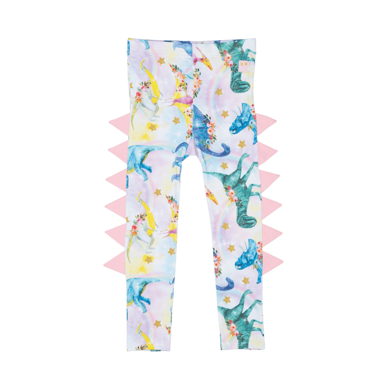 Rock Your Baby Dinosaur Parade Tights in Multi