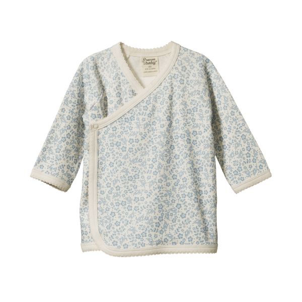 Nature Baby Kimono Jacket in Daisy belle blue print – Kids of Eltham