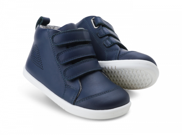 Bobux I-Walk Hi Court Boots Navy in Blue