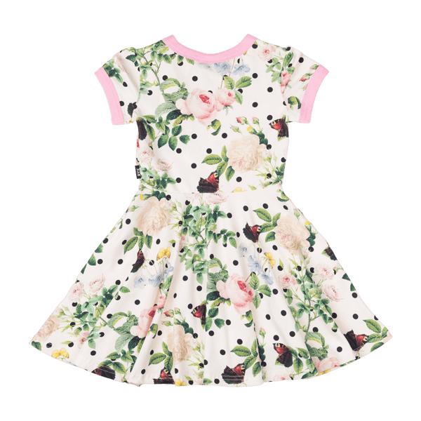 Rock Your Baby Augusta waisted dress in white