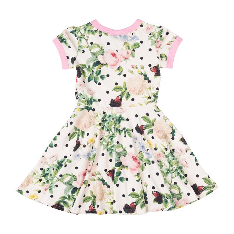 Rock Your Baby Augusta waisted dress in white