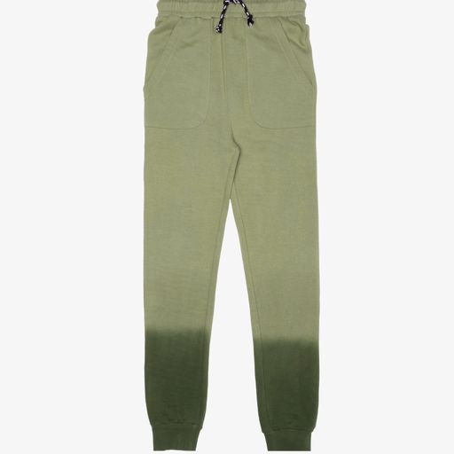 Band of Boys Joggers Green Dip Dye in Green