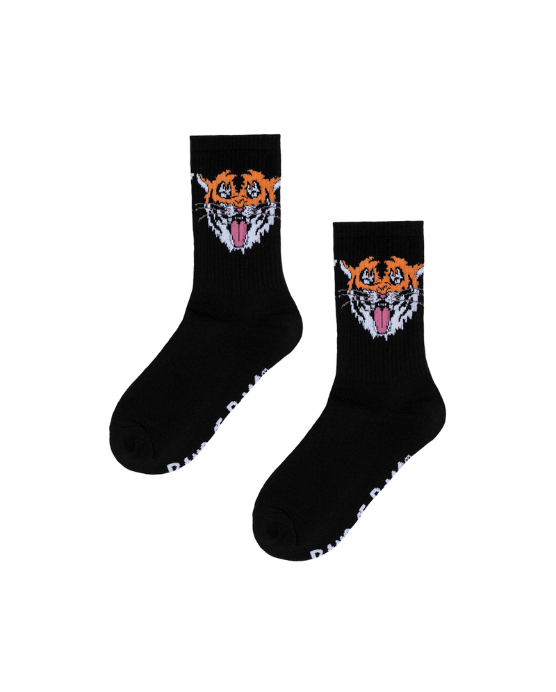 Band of boys the collectibles tiger king skate socks in black