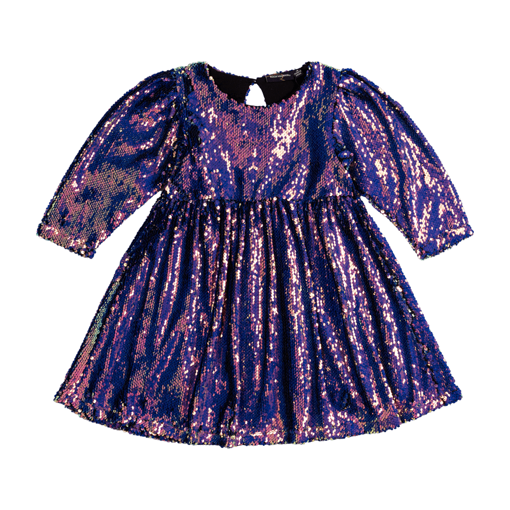 Rock Your Baby Sequin Party Dress in pink
