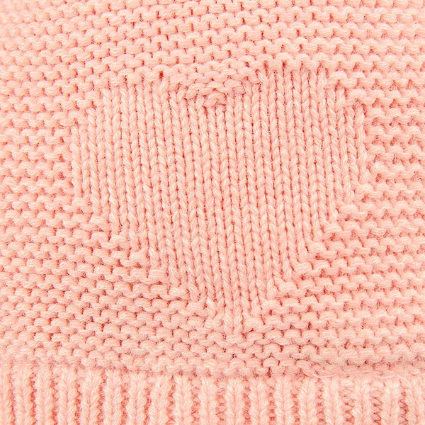 Toshi beanie organic earmuff fantasy hearts in pink