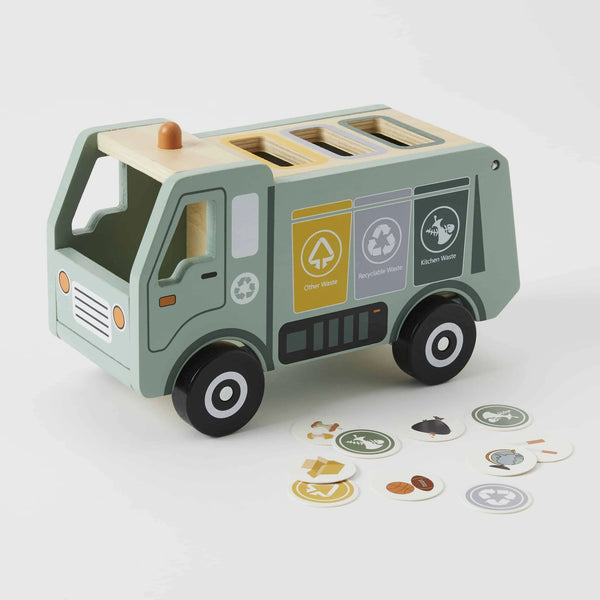 Zookabee garbage sorting truck in multi colour