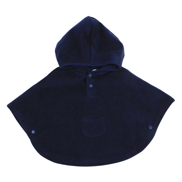 Bebe Hooded After Swim Poncho in Navy