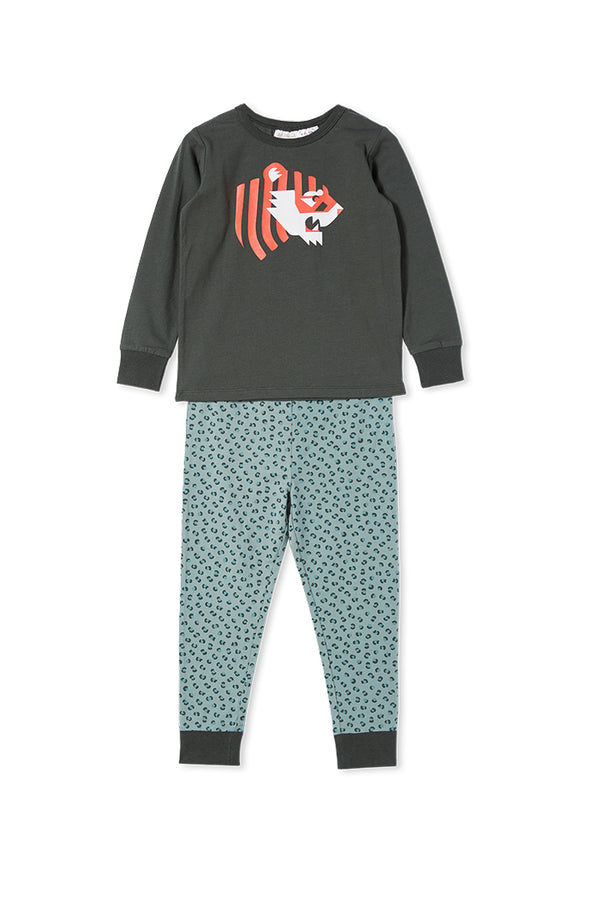 Milky Clothing Tiger PJ’s in multi colour