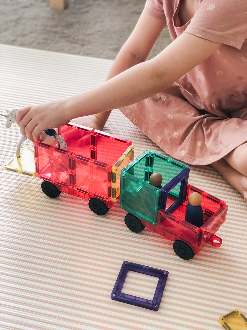Connetix Tiles 24 Pc Rainbow Motion Pack