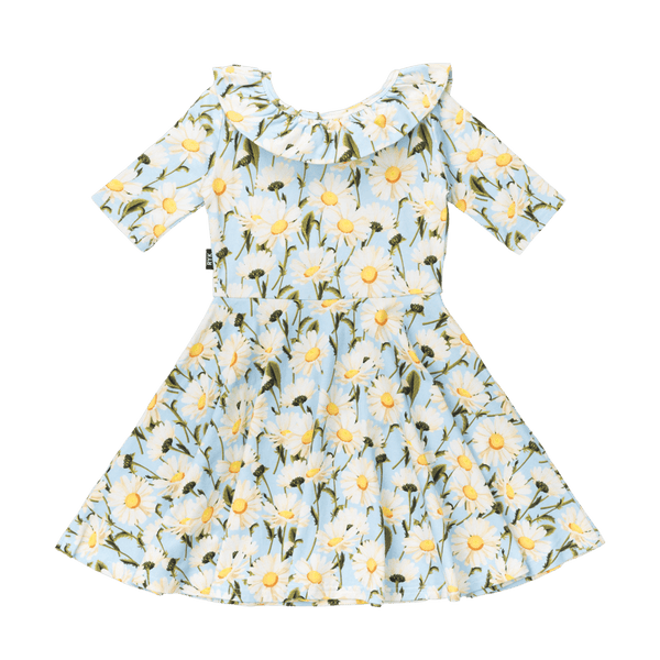 Rock Your Baby Daisy chain waisted dress in blue