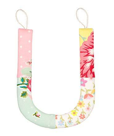 Toshi Alphabet Letters A - Z  Rose in pink