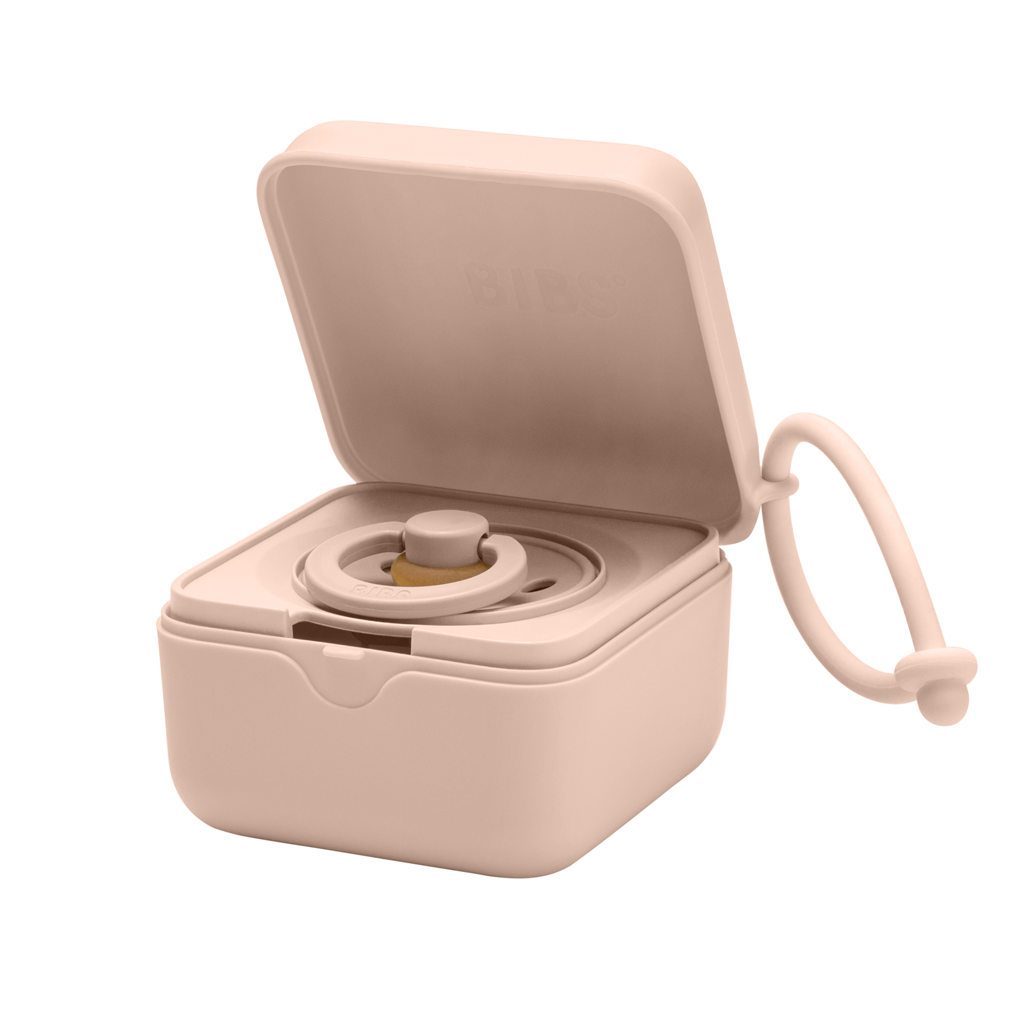 Bibs Pacifier Box Blush in Pink