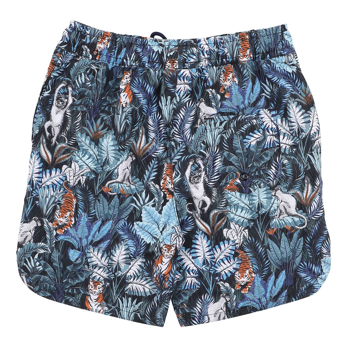 Minihaha Matt board shorts in blue print