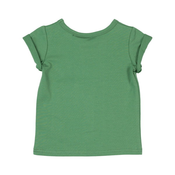 Rock your baby Peace on earth baby t-shirt in green