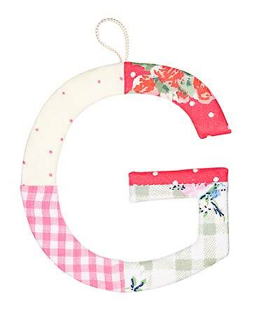 Toshi Alphabet Letters A - Z  Rose in pink