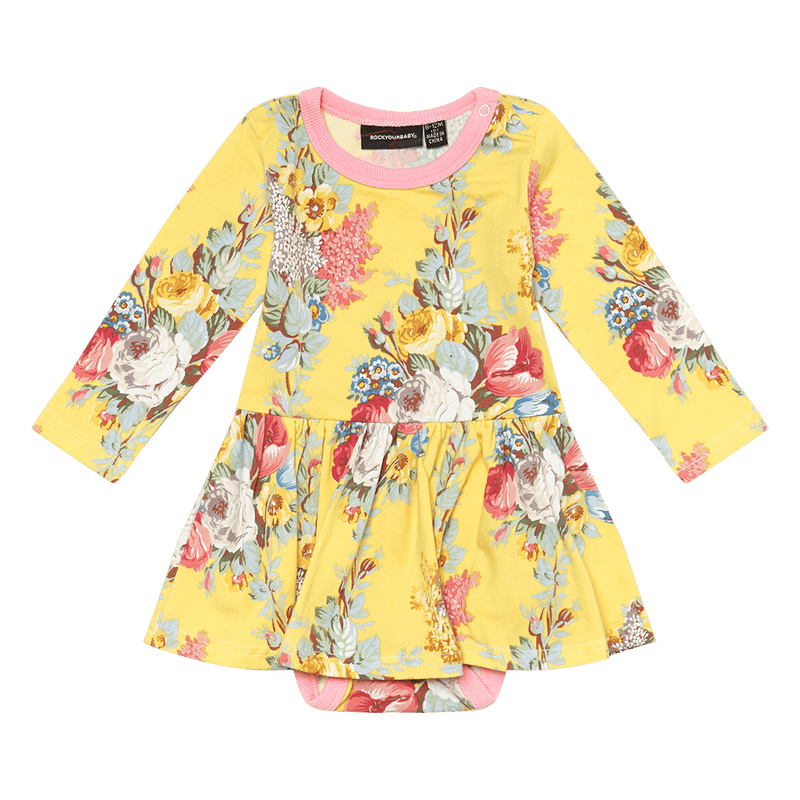 Rock Your Baby Floral Chintz baby Waisted Dress