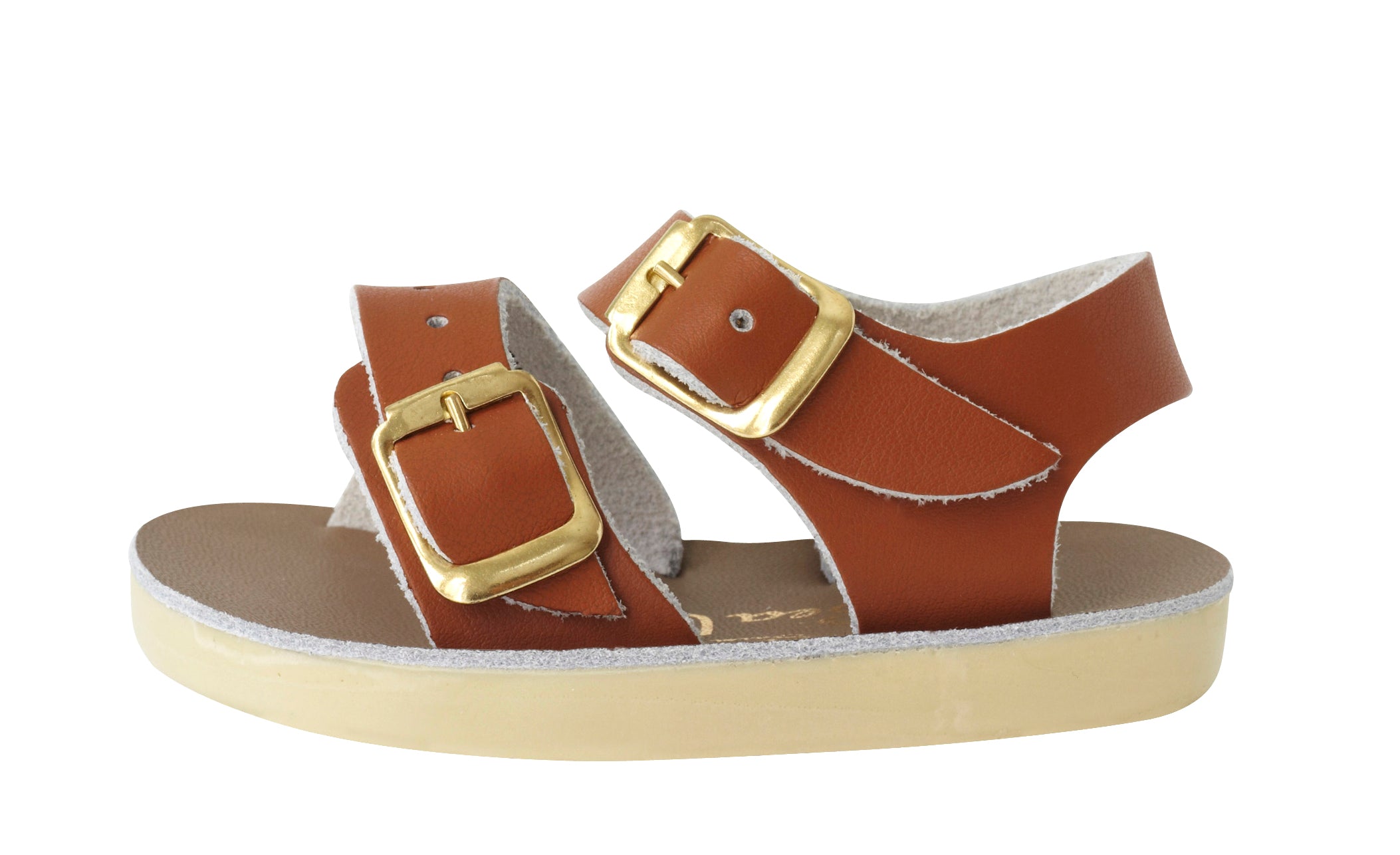 Salt Water sandals Sea Wee Infant Tan & rose gold & pink