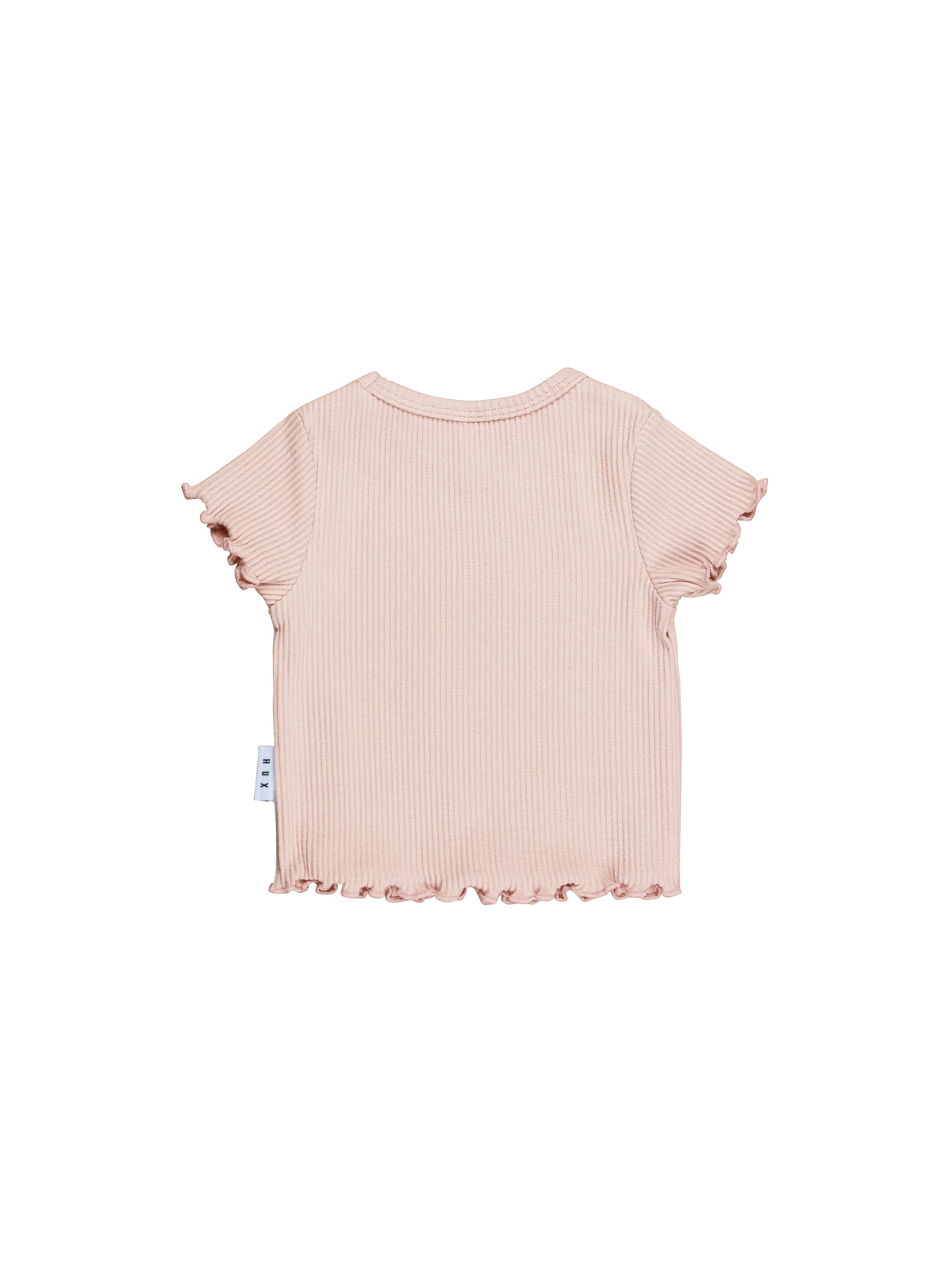 Huxbaby rose rib t-shirt in pink