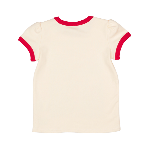 Rock your baby love ss ringer t-shirt in cream