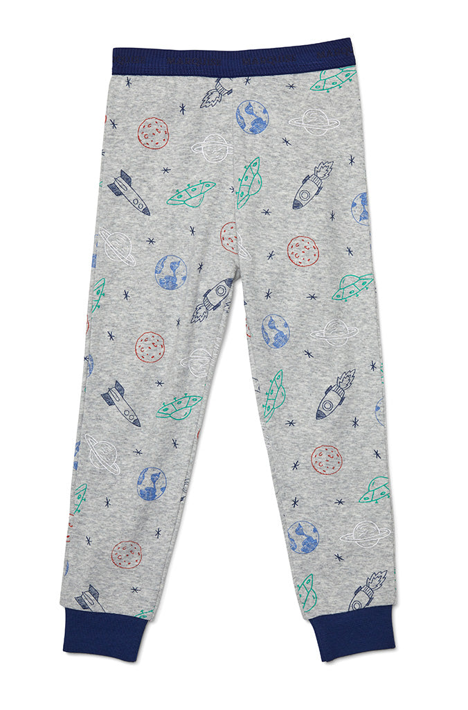 Marquise Spaceman Boys Pajamas Sleepwear Navy
