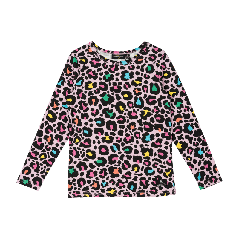 Rock Your Baby Blondie Long Sleeve T-Shirt in Pink