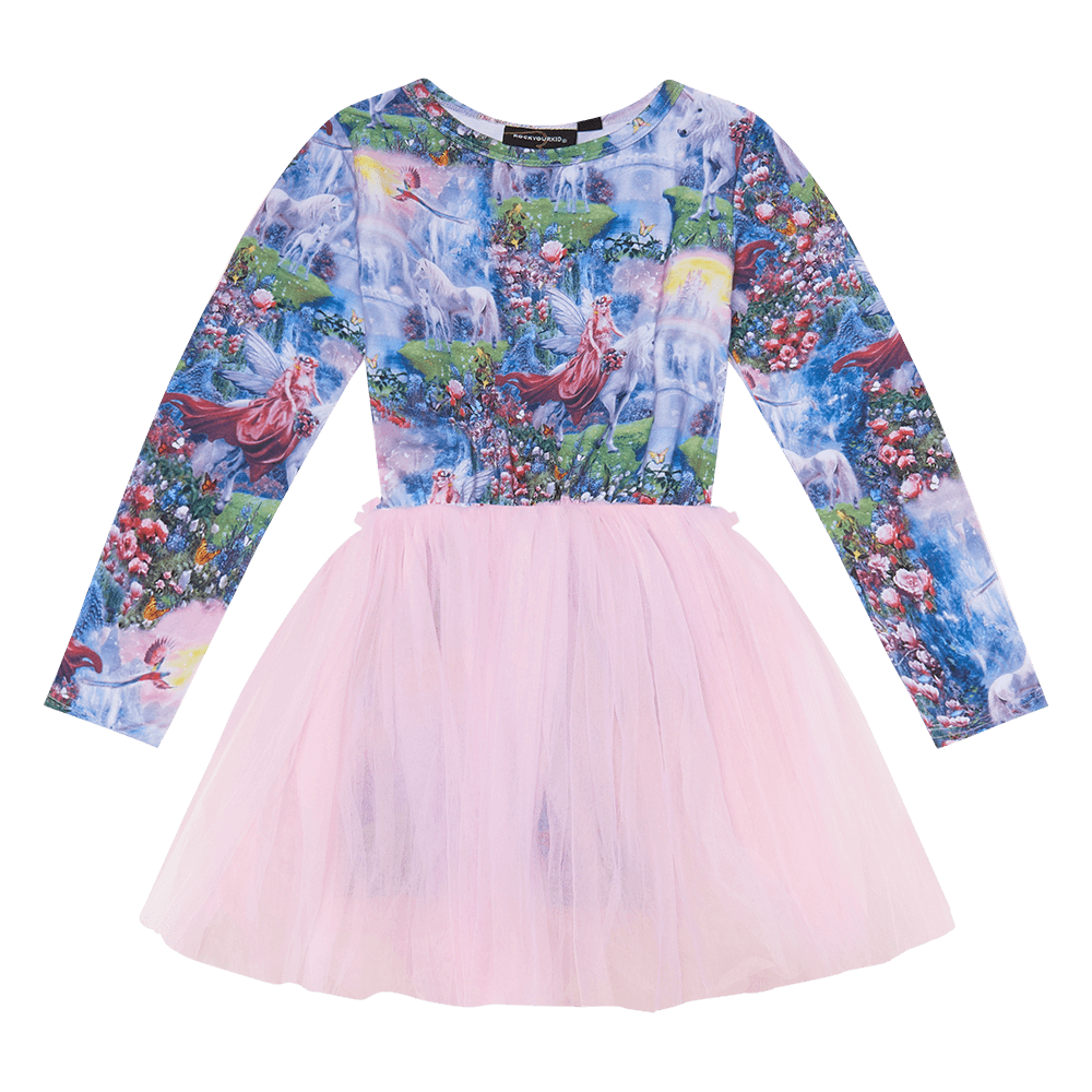 Rock Your Baby Fairyland Flounce Dress in multi colour