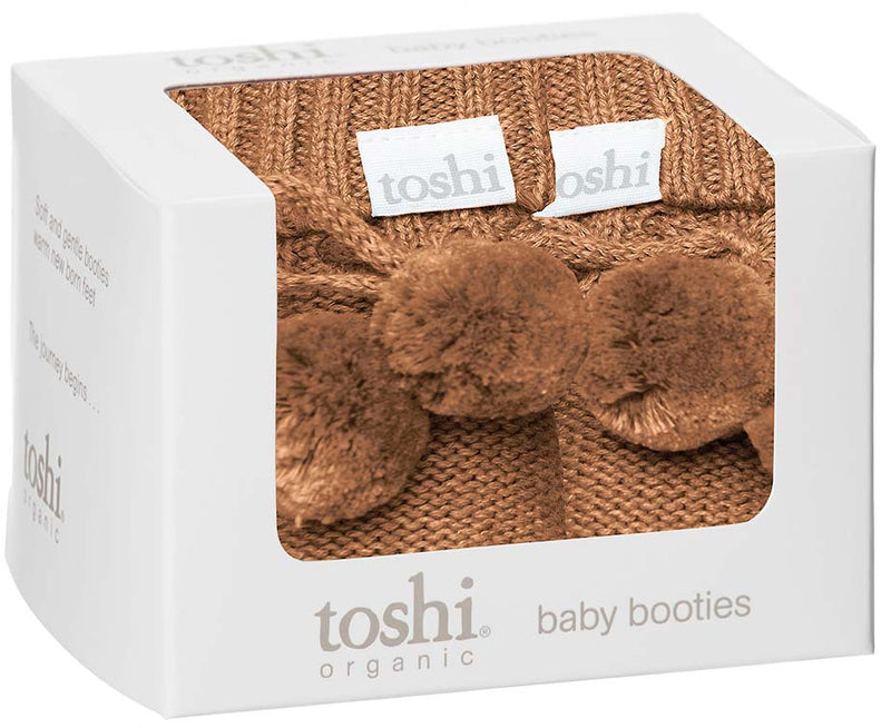 Toshi Organic Booties Marley Walnut in brown